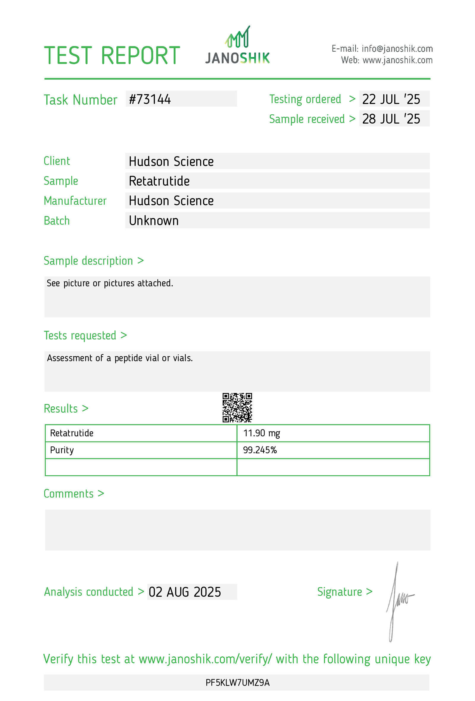 Retatrutide 10mg (Full Kit) - Hudson Science - Image 3